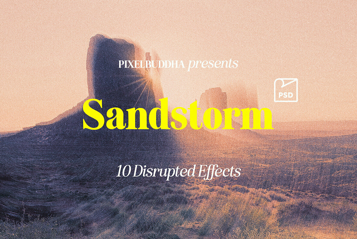 Sandstorm Disrupted Photoshop Effect 1