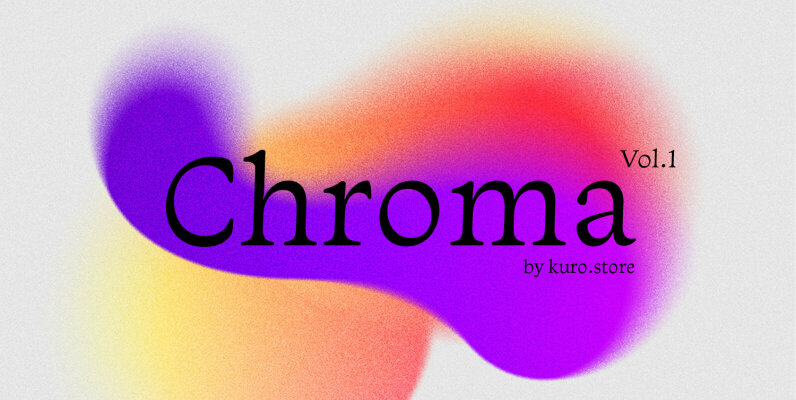 Chroma Grainy Gradient Textures