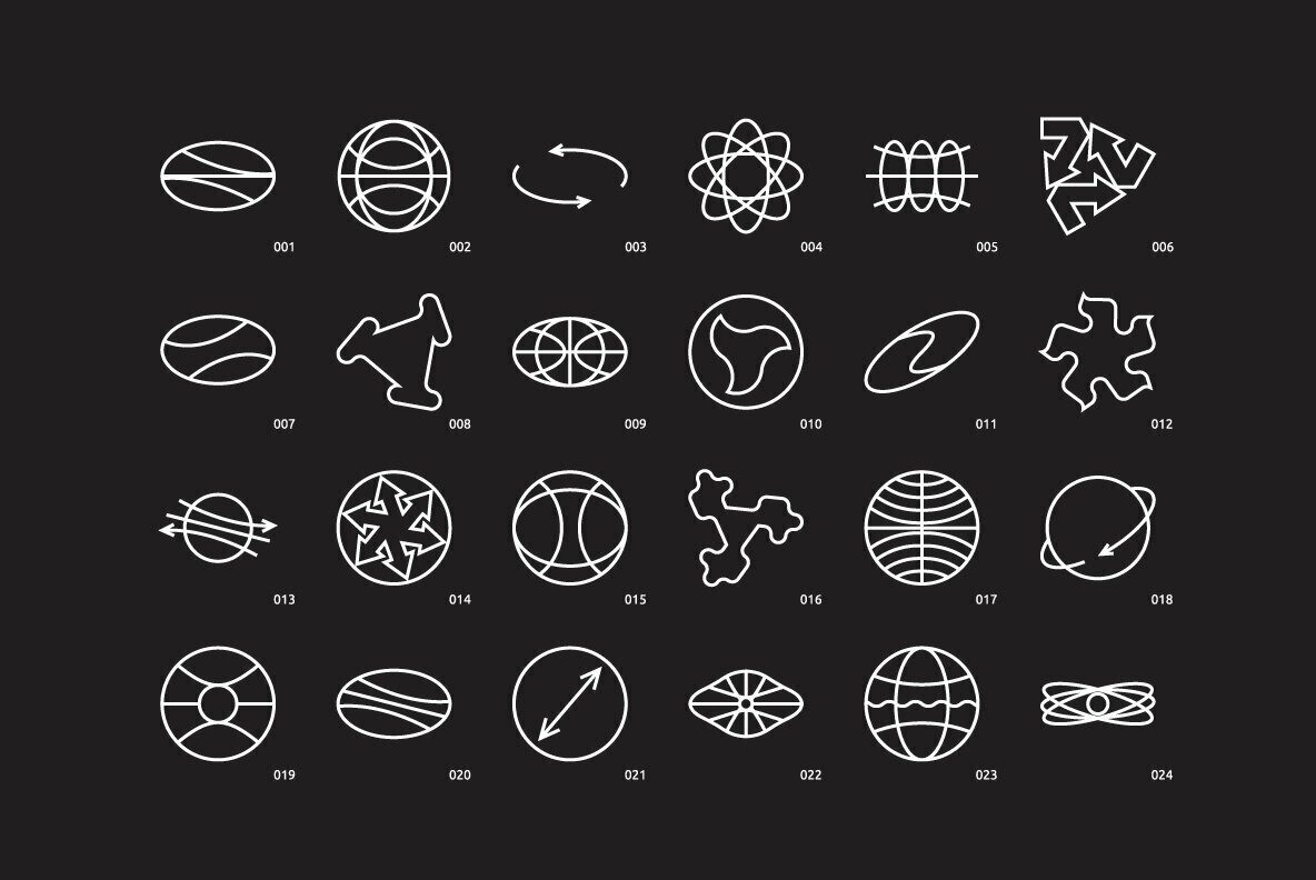 96 Linear Vector Shapes Part 2 2