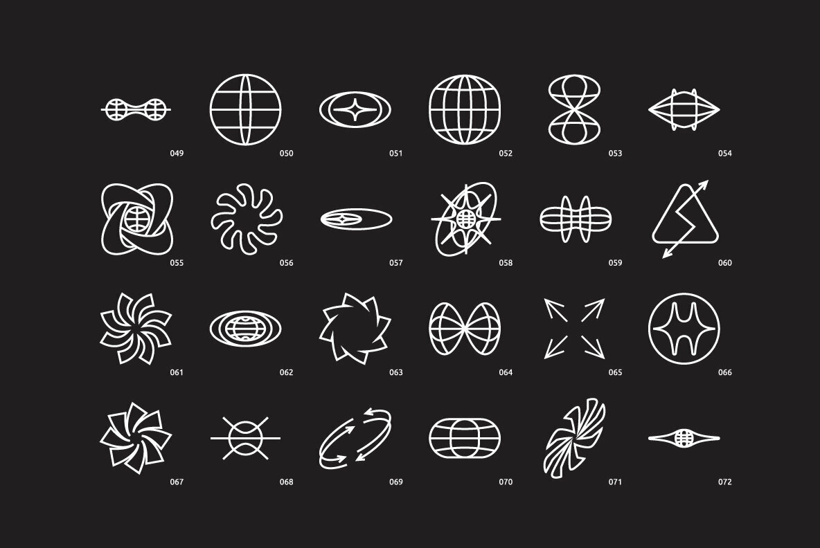 96 Linear Vector Shapes Part 2 4