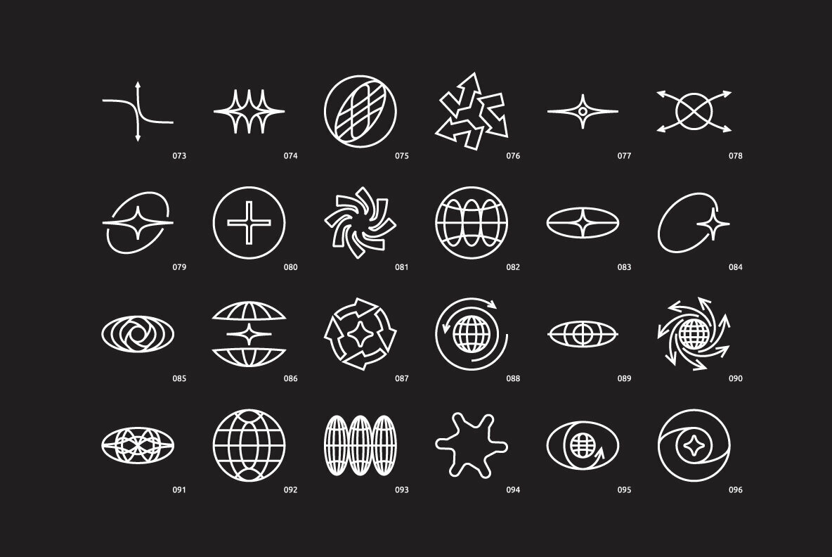 96 Linear Vector Shapes Part 2 5