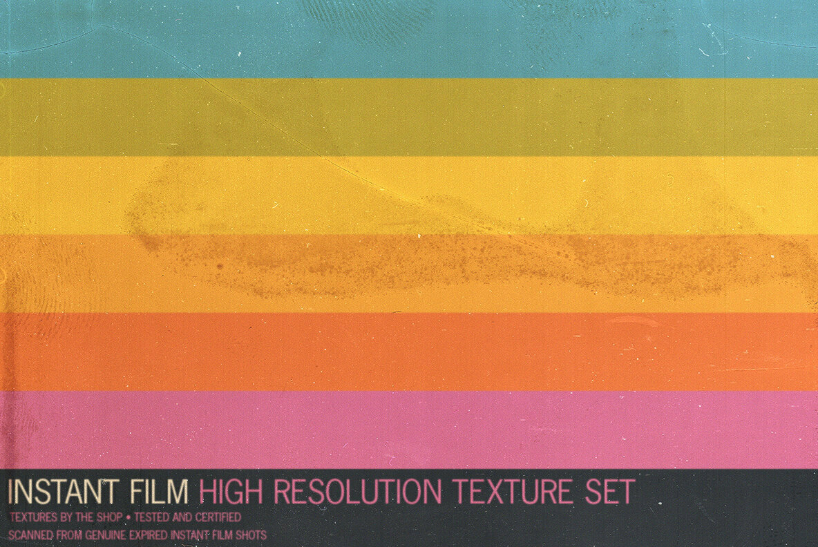 Expired Instant Film Texture Pack 1