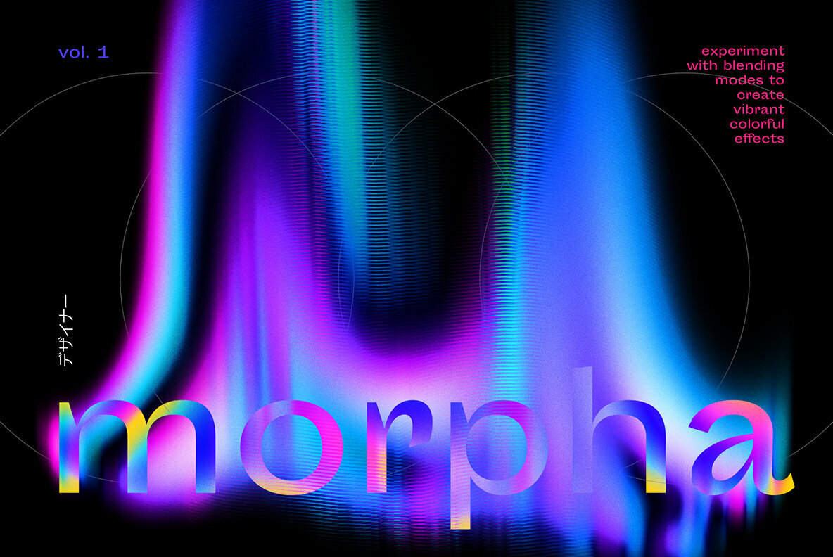 Morpha Retro Gradient Textures 4