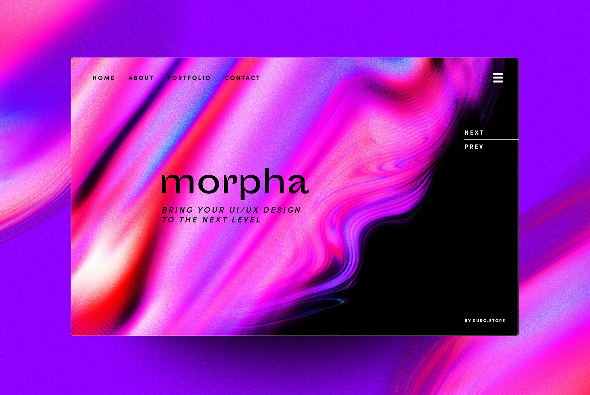 Morpha Retro Gradient Textures 5