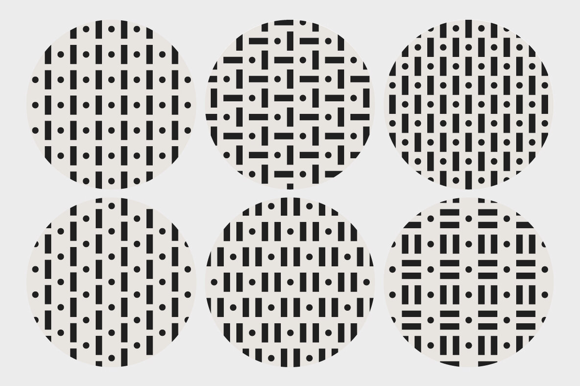 Dot Line Geo Patterns 9