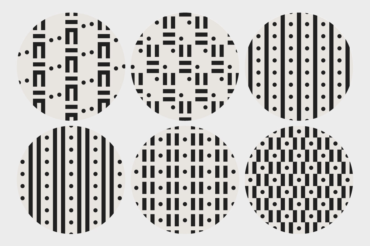 Dot Line Geo Patterns 10