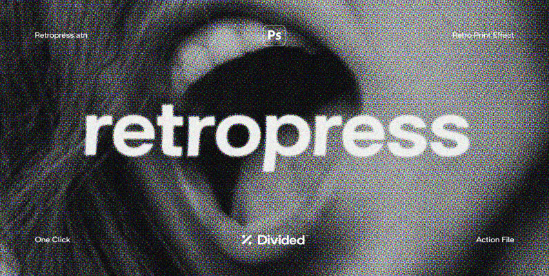 Retropress Vintage Print Effect