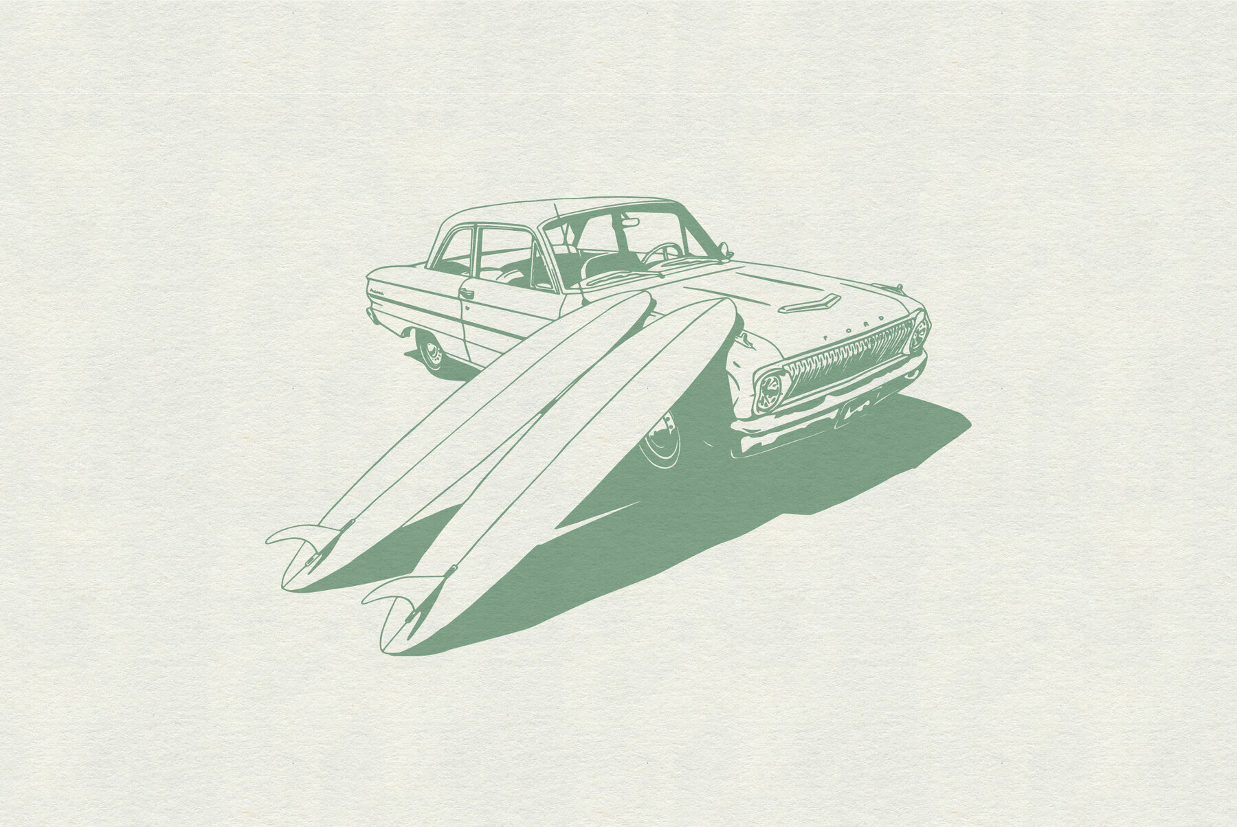 L A  Surf Vector Graphics 4