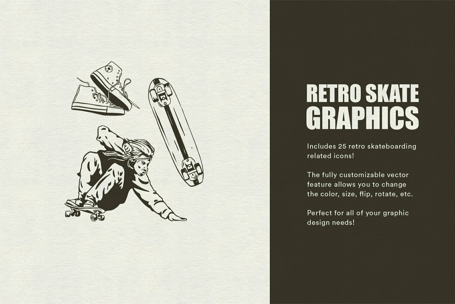 Retro Skate Vector Graphics 2