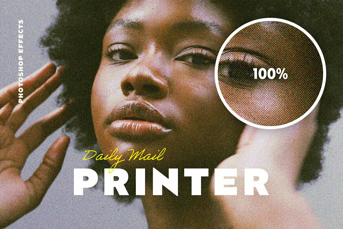 Daily Mail Printer Photoshop Effects 1