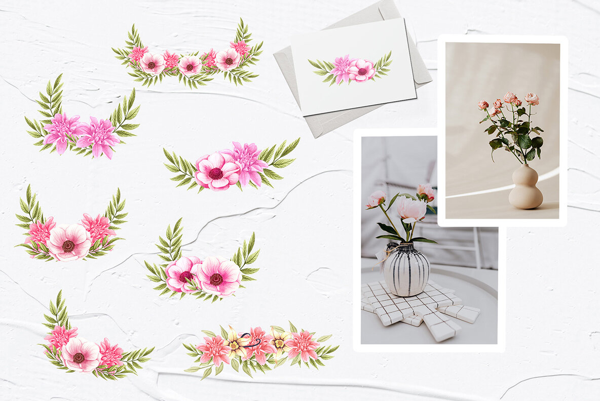 Home Bakery Watercolor Set 6