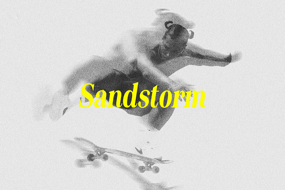 Sandstorm Dust Photo Effect 1