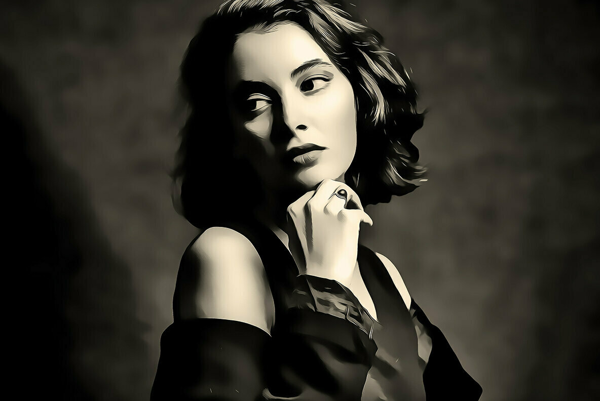 Sepia Paint Photo Effect 2