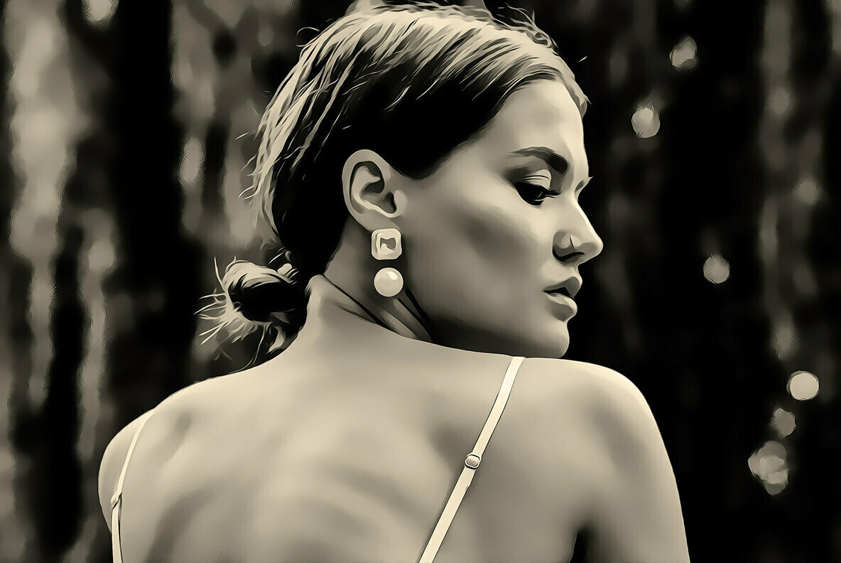 Sepia Paint Photo Effect 3