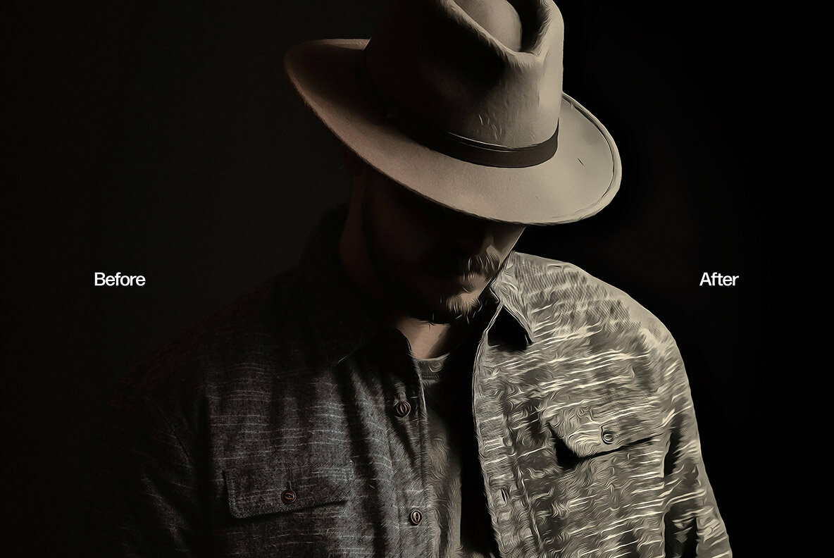 Sepia Paint Photo Effect 5