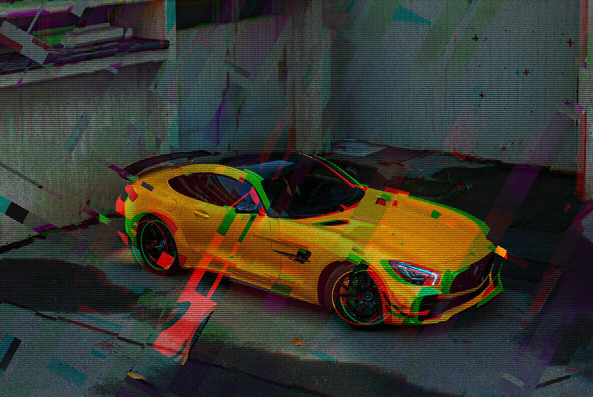 Cyber Glitch Photo Effect 3