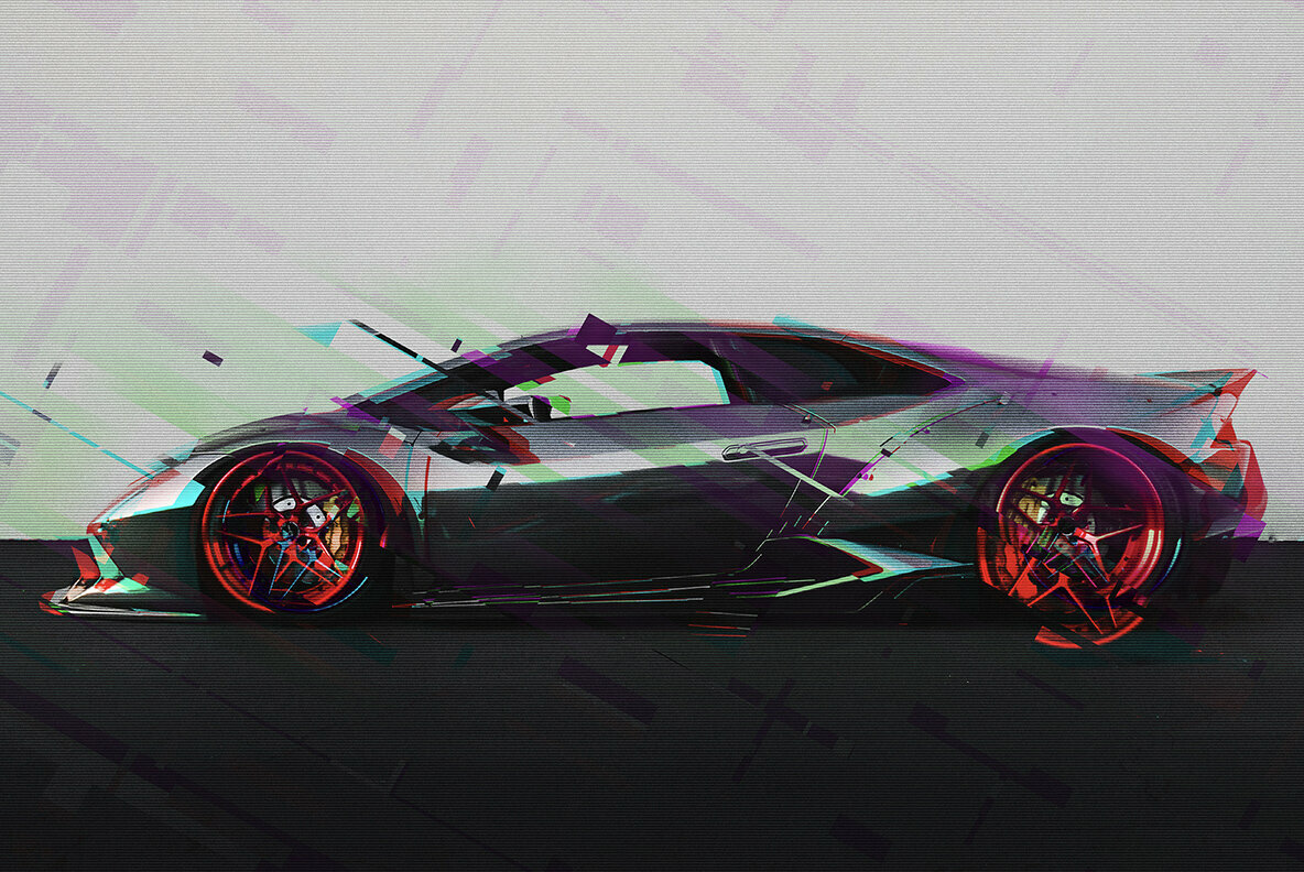 Cyber Glitch Photo Effect 5