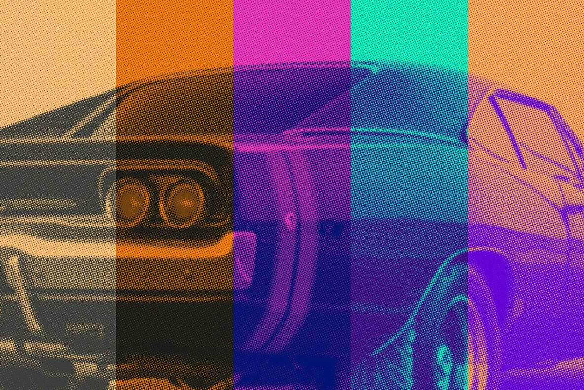 Screenprint Halftone Effect 3