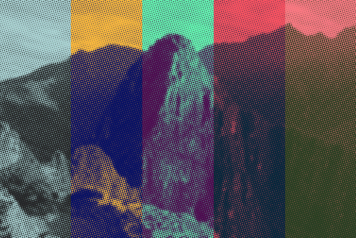 Screenprint Halftone Effect 7