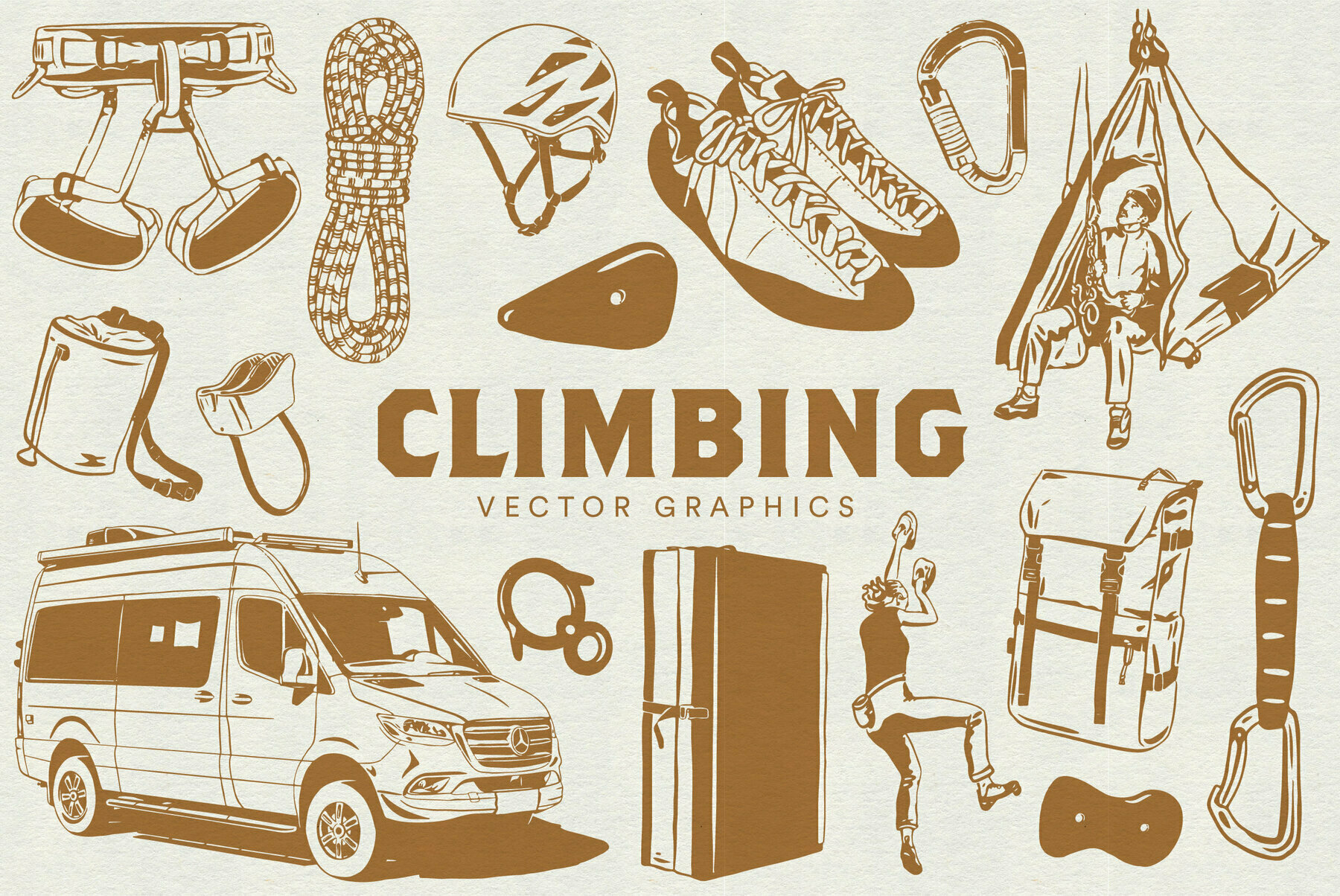 Climbing Vector Graphics 1
