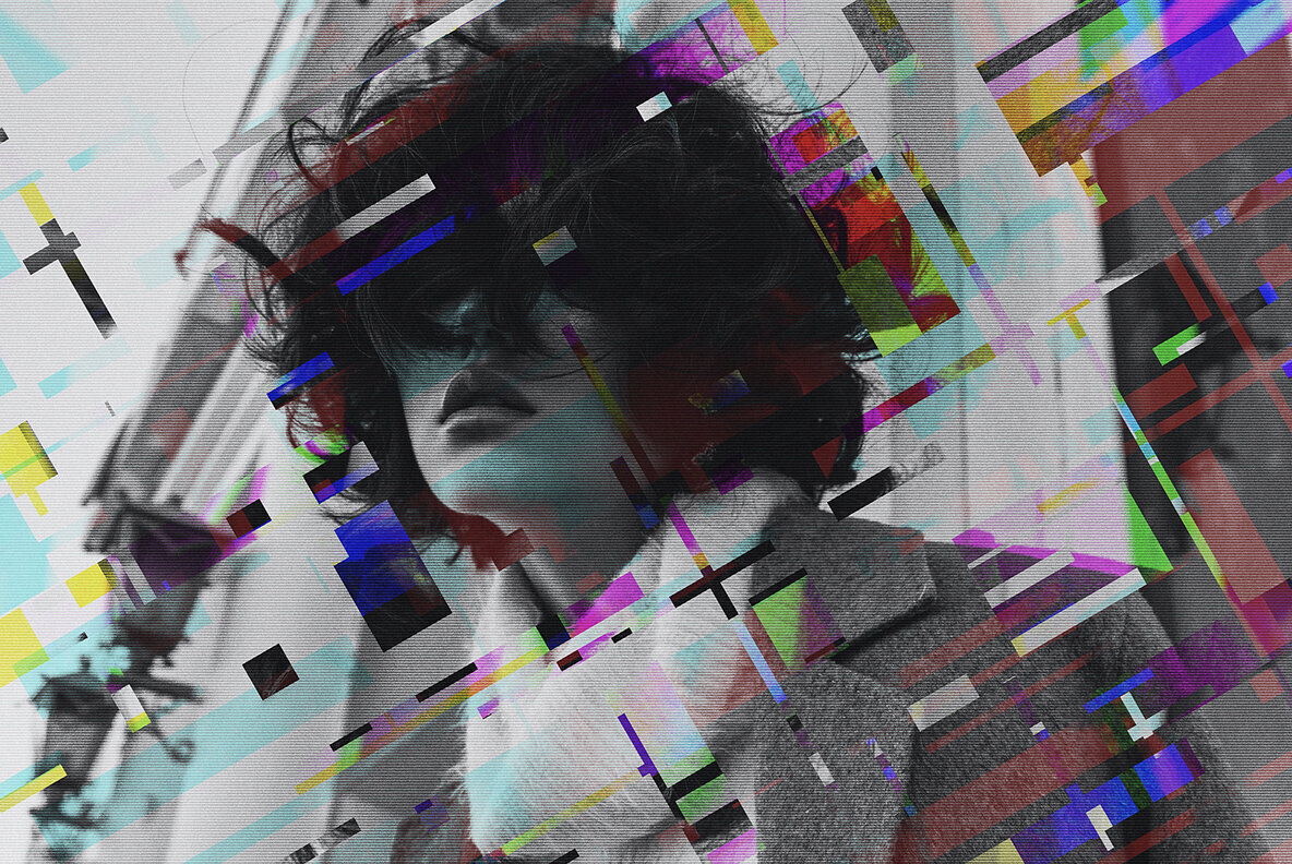 Hologlitch Photo Effect 2