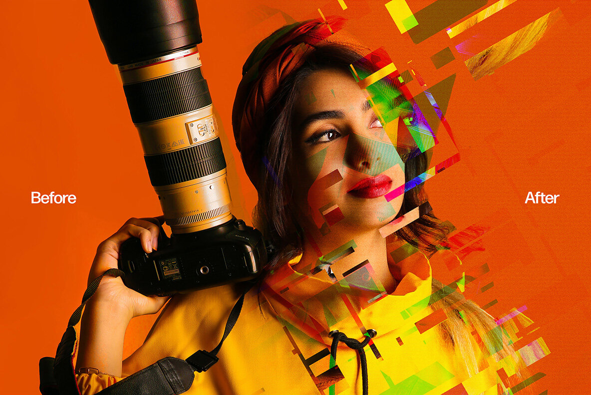 Hologlitch Photo Effect 6