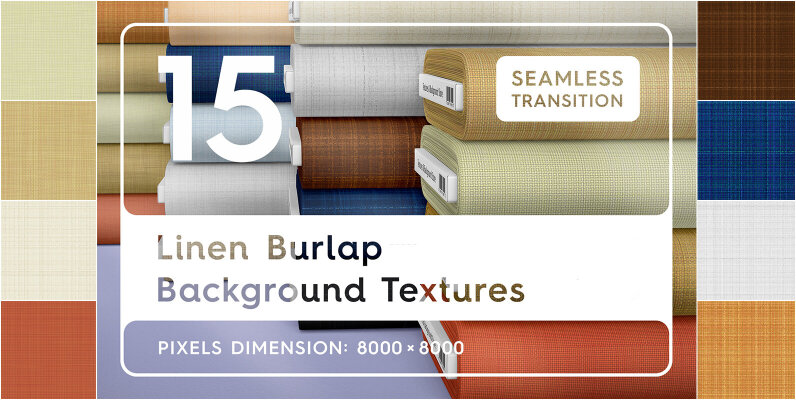 15 Linen Burlap Textures
