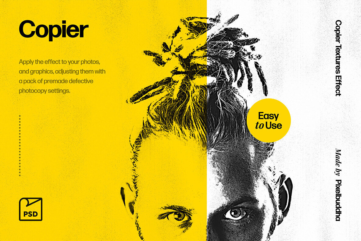 Copier Texture Photo Effect 1