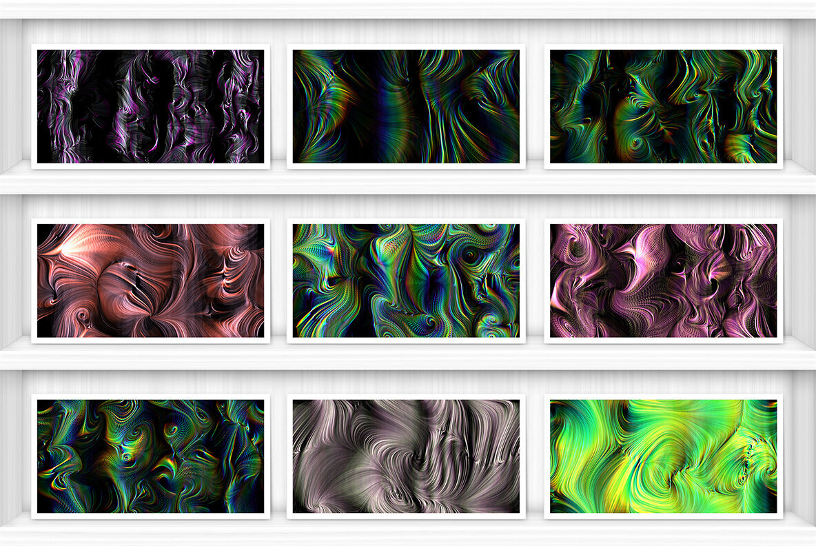 25 Mystic Twirls Background Textures 4