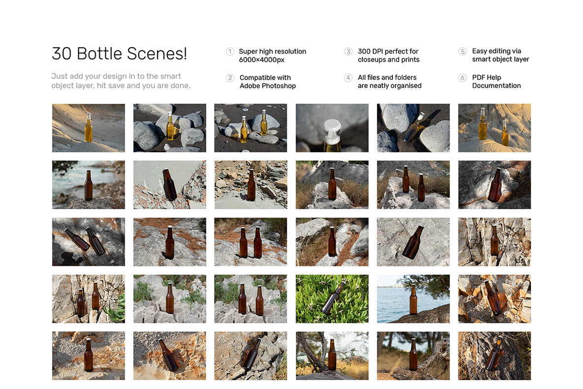 Bottle Mockups   Nature Scenes 3