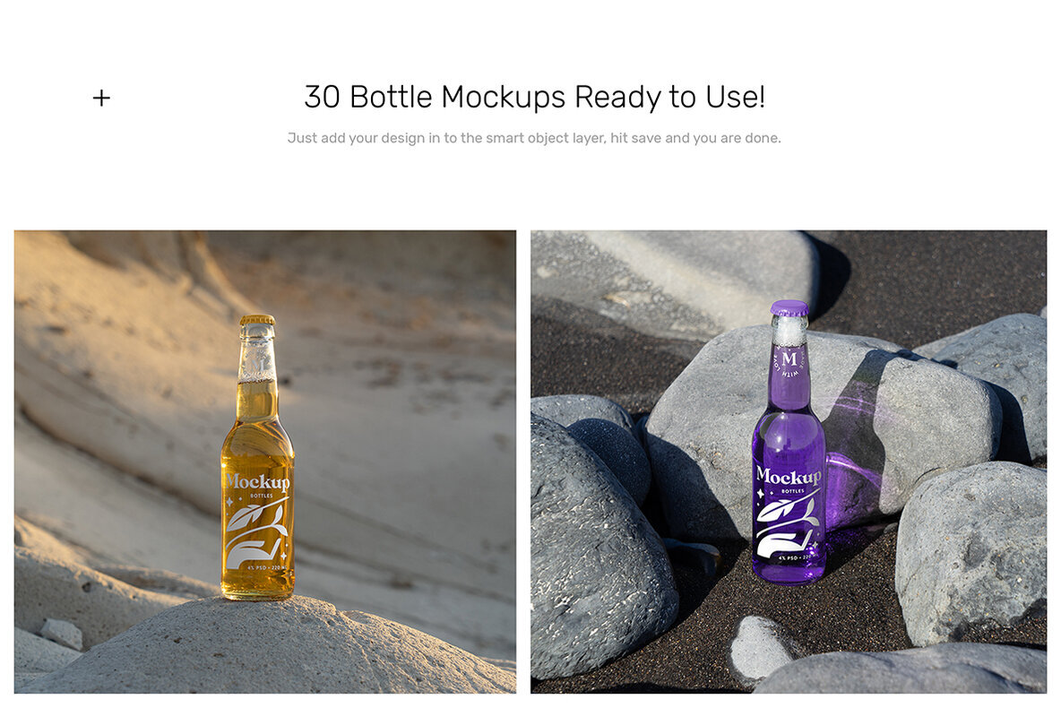 Bottle Mockups   Nature Scenes 5