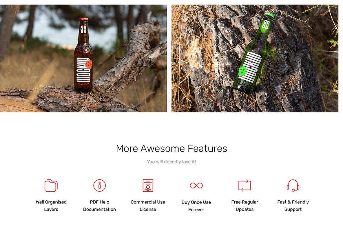 Bottle Mockups   Nature Scenes 17