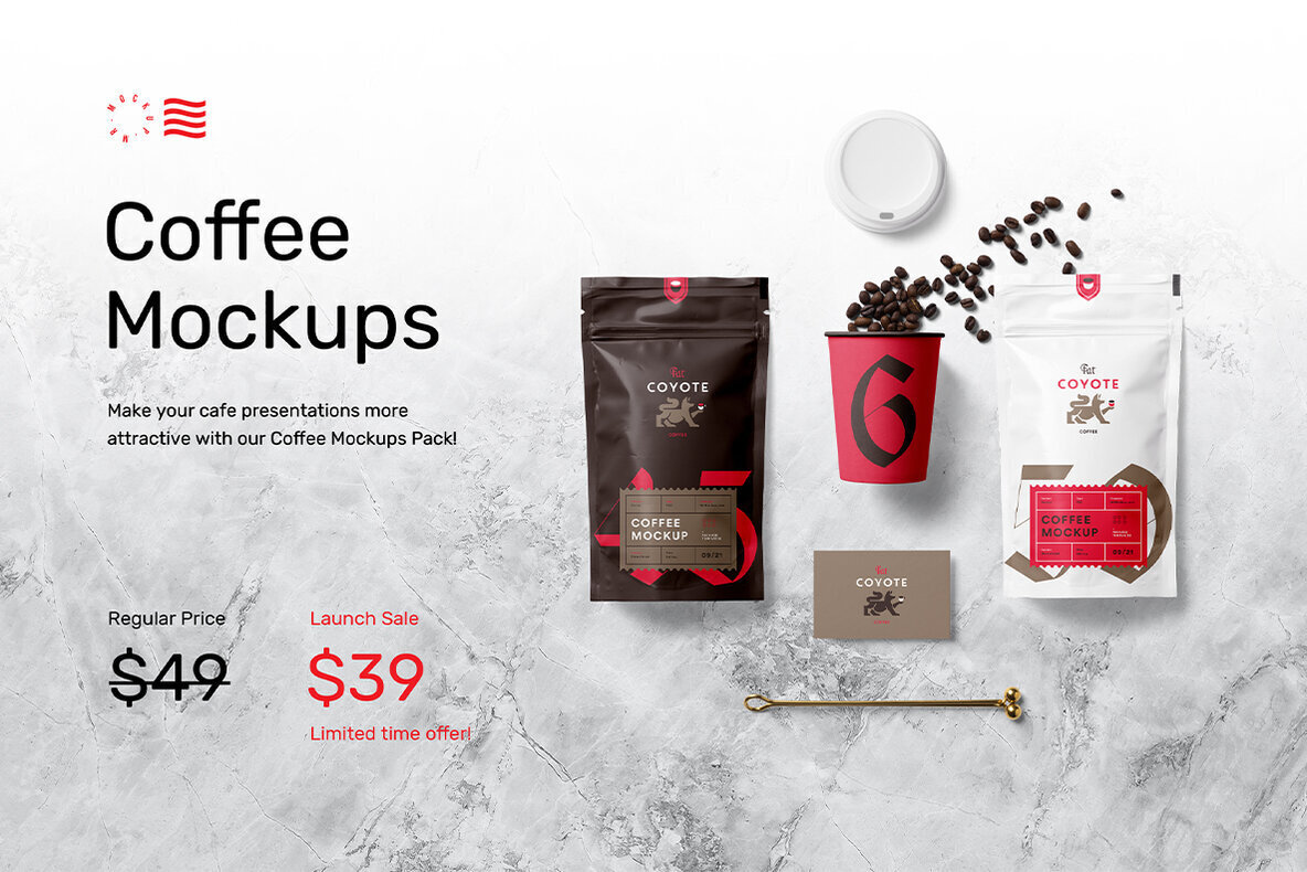 Coffee Mockups   Scene Creator 2