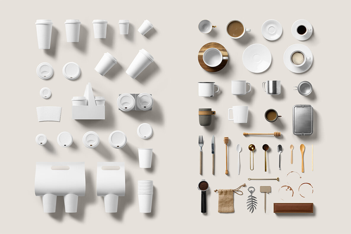 Coffee Mockups   Scene Creator 3