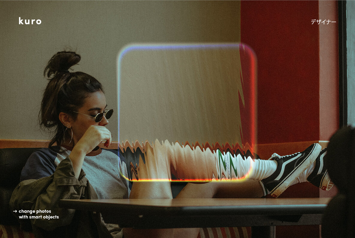 Dismap Photoshop Glass Template 6