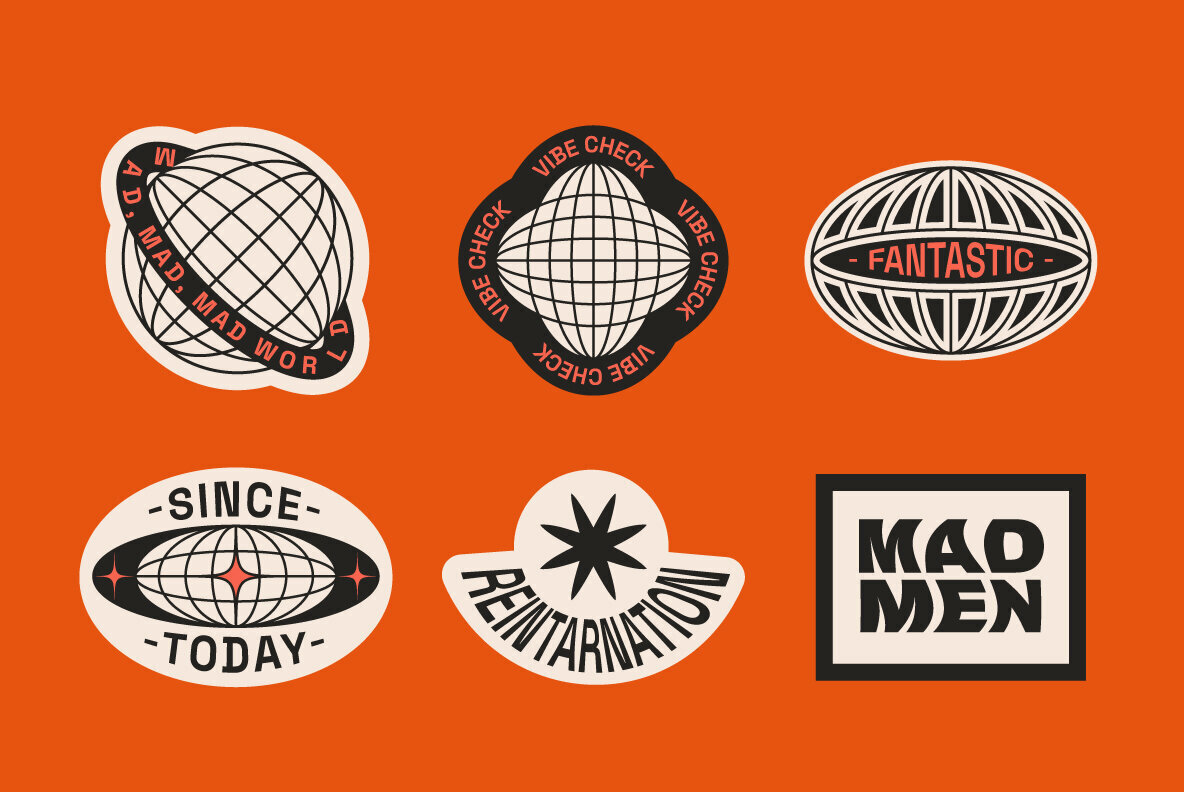 Editable Logo Badge Builder Set 3