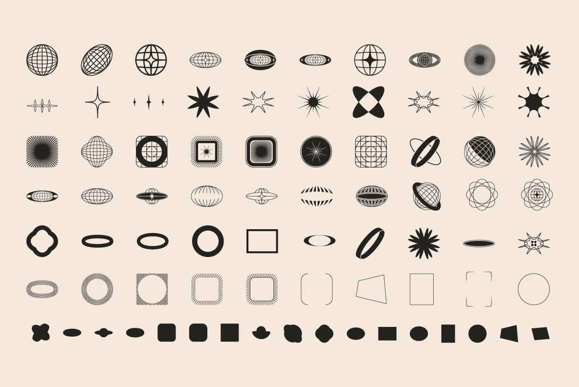 Editable Logo Badge Builder Set 9