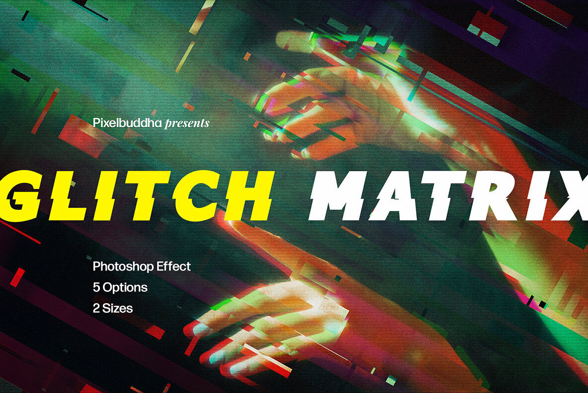 Glitch Matrix Photoshop Effect 1