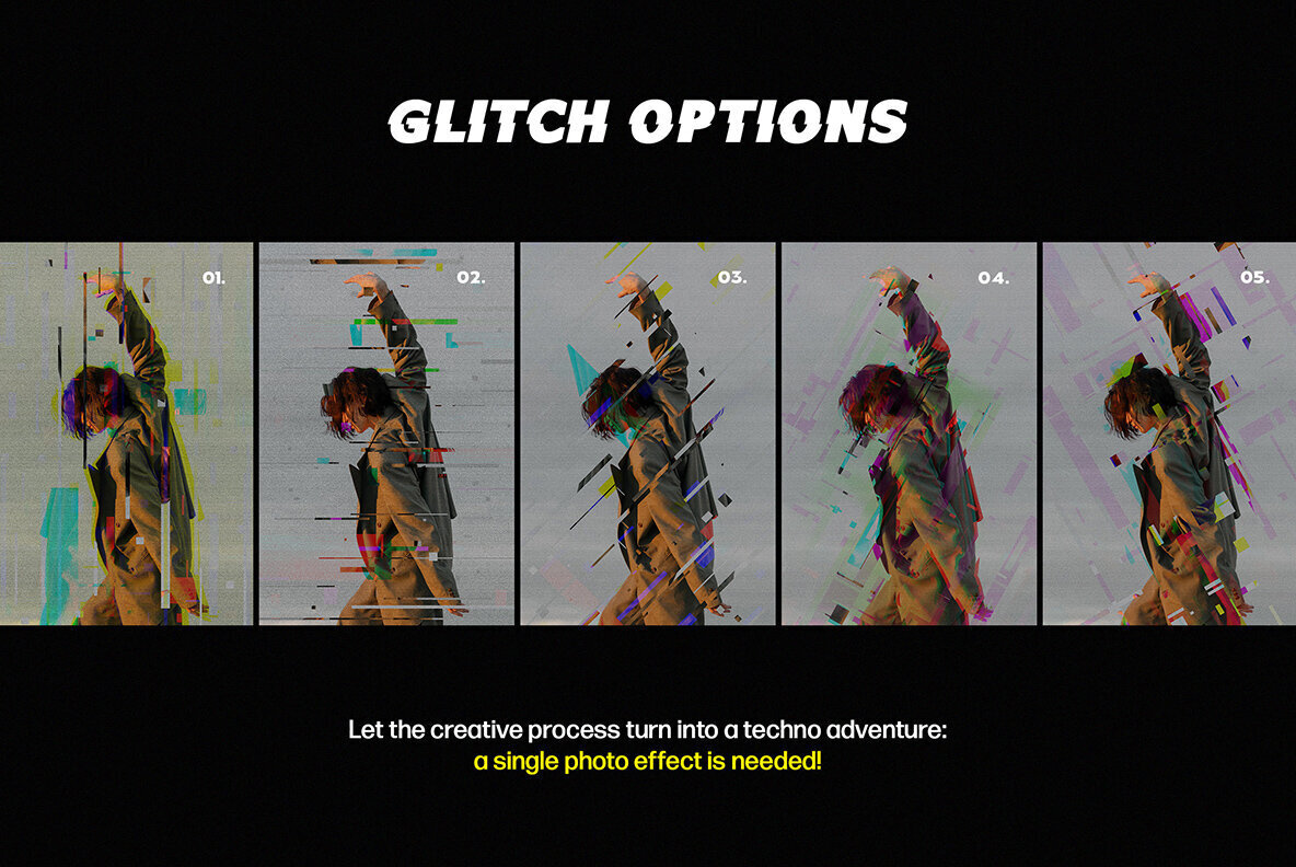 Glitch Matrix Photoshop Effect 2