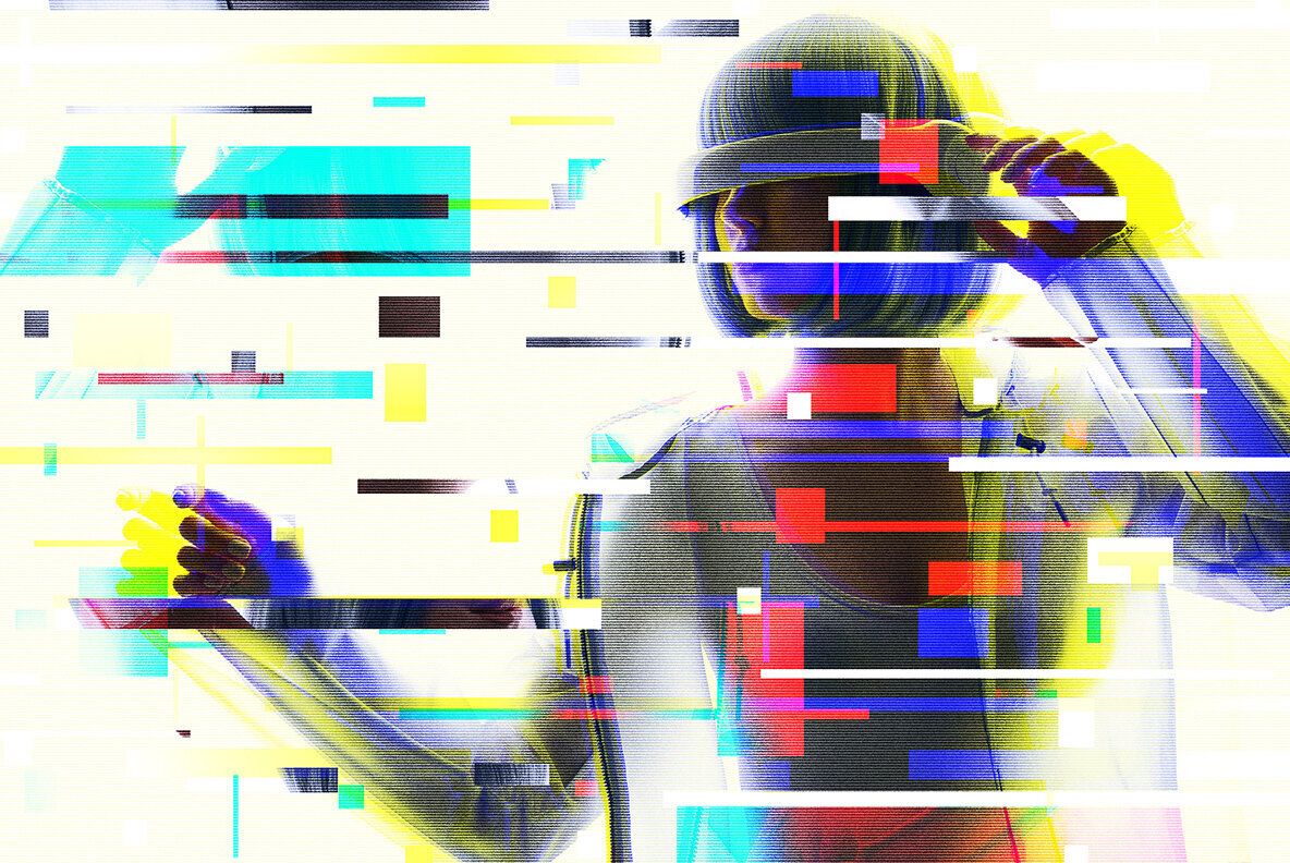 Glitch Matrix Photoshop Effect 4