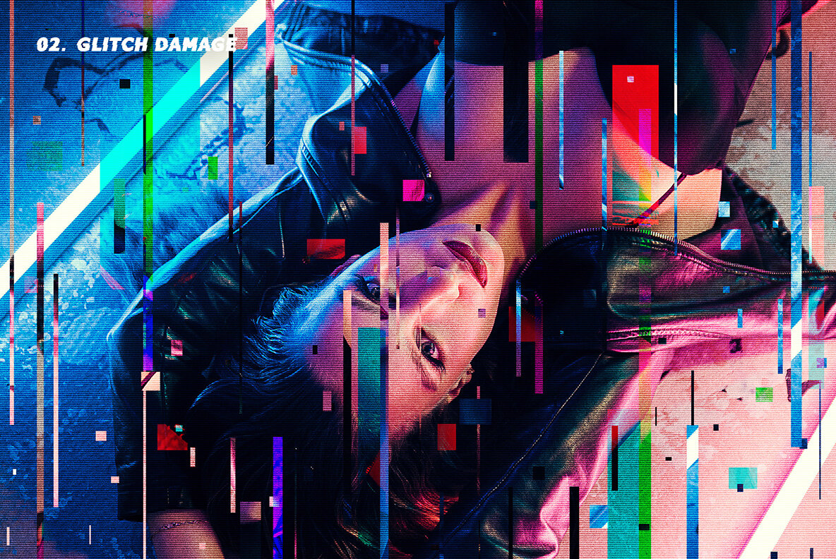 Glitch Matrix Photoshop Effect 6