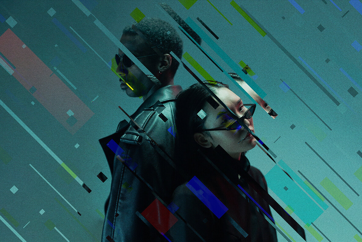 Glitch Matrix Photoshop Effect 11