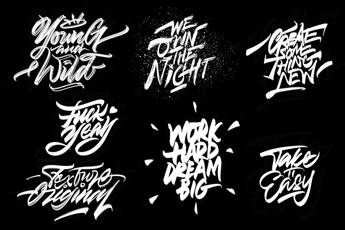 Lettering Brushes Procreate 2