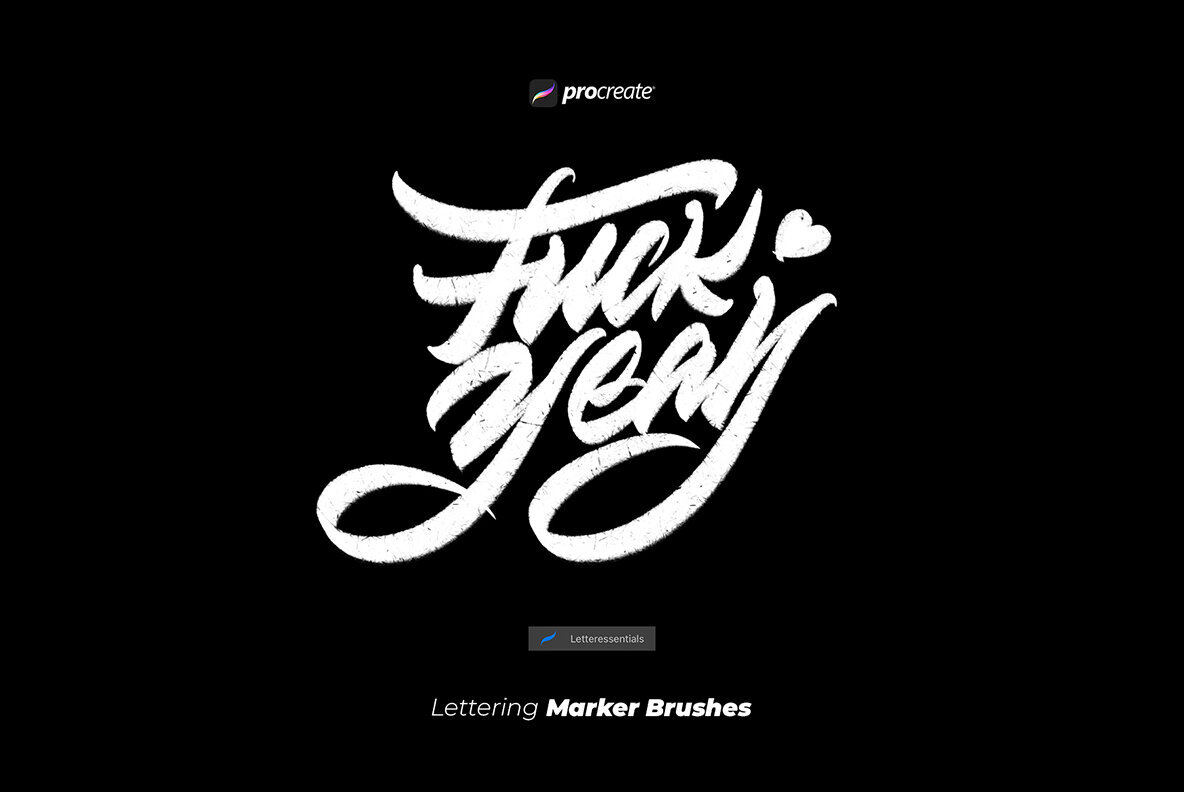 Lettering Brushes Procreate 4