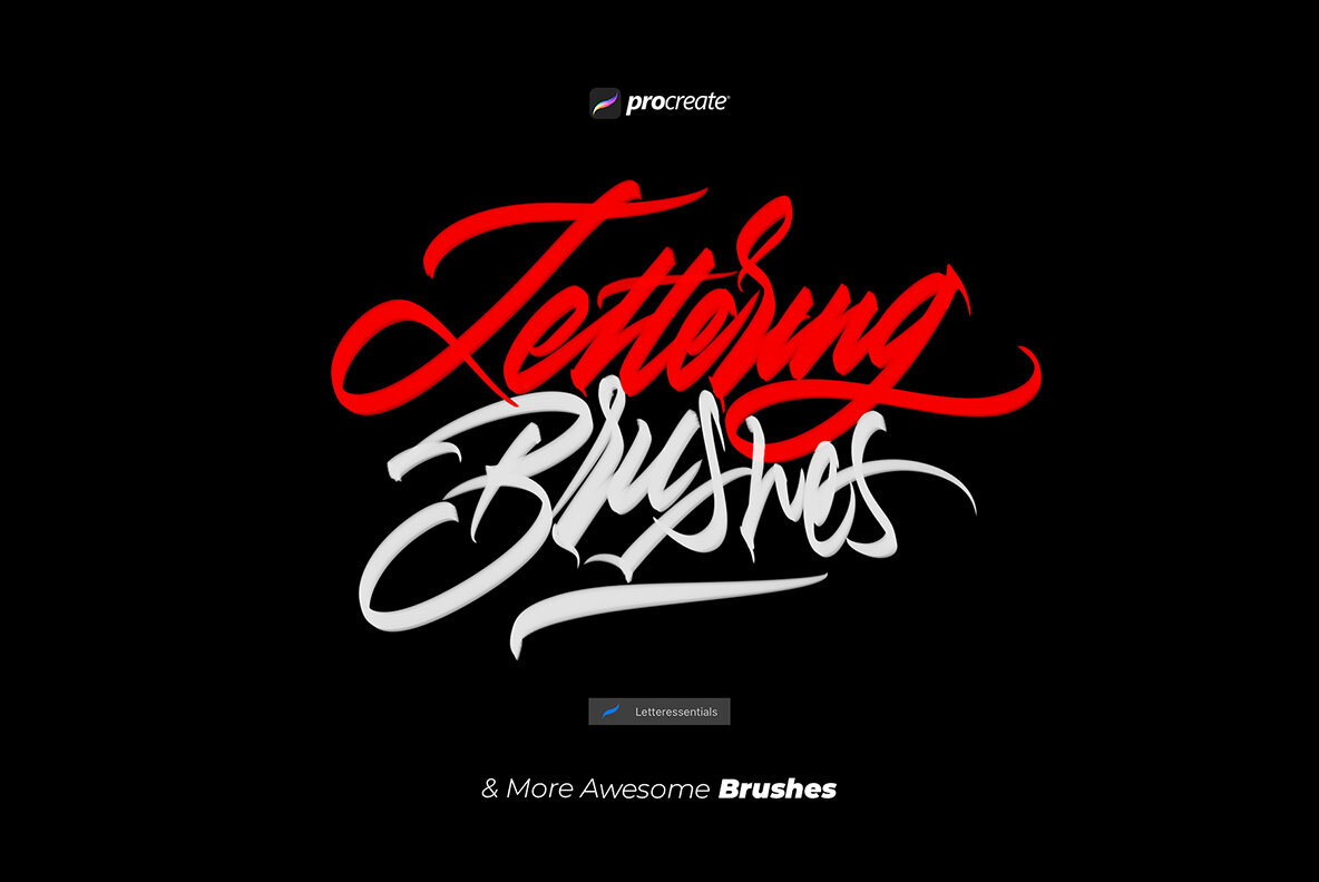 Lettering Brushes Procreate 9
