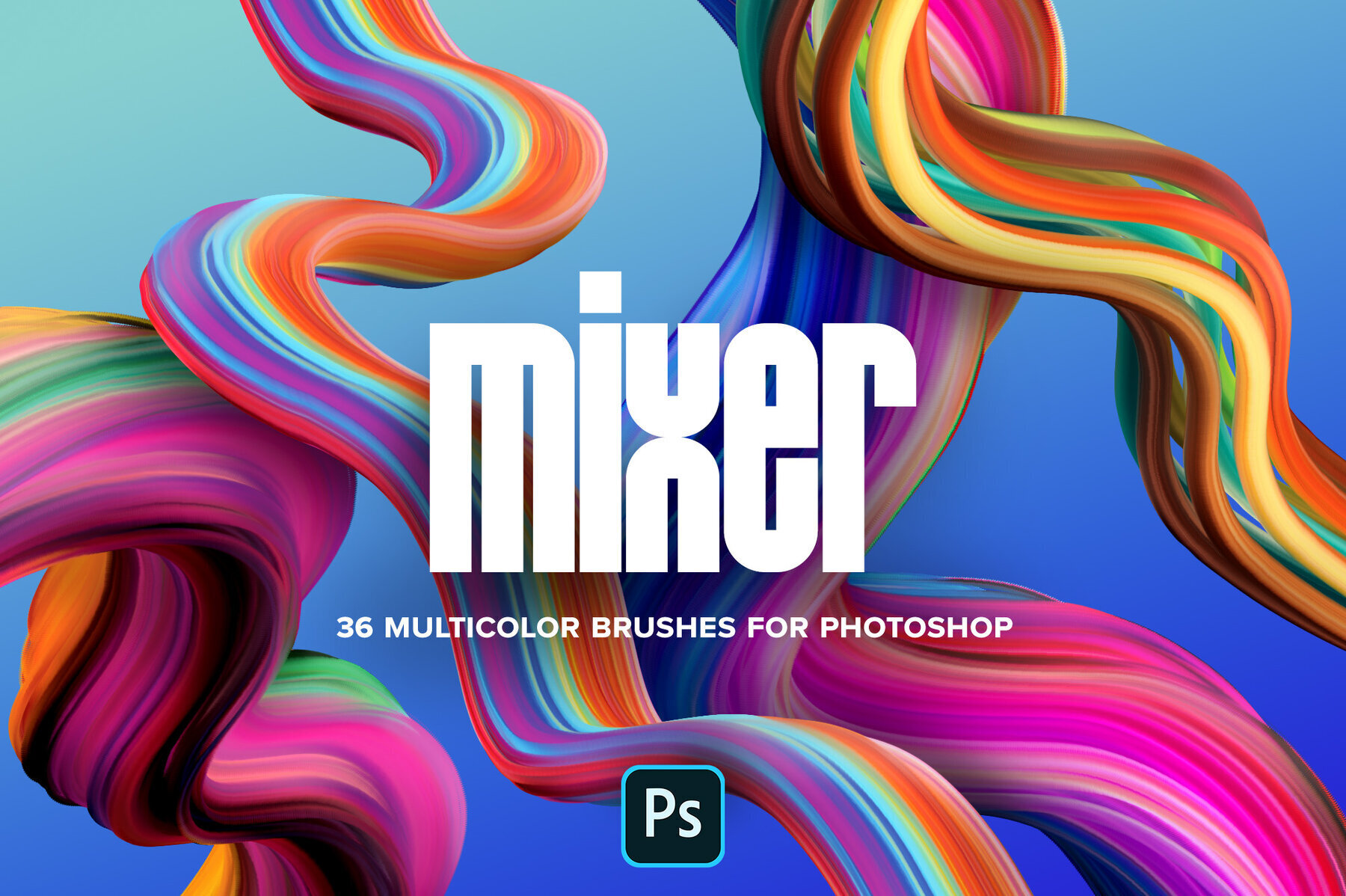 Mixer     Multicolor Brushes for Photoshop 1