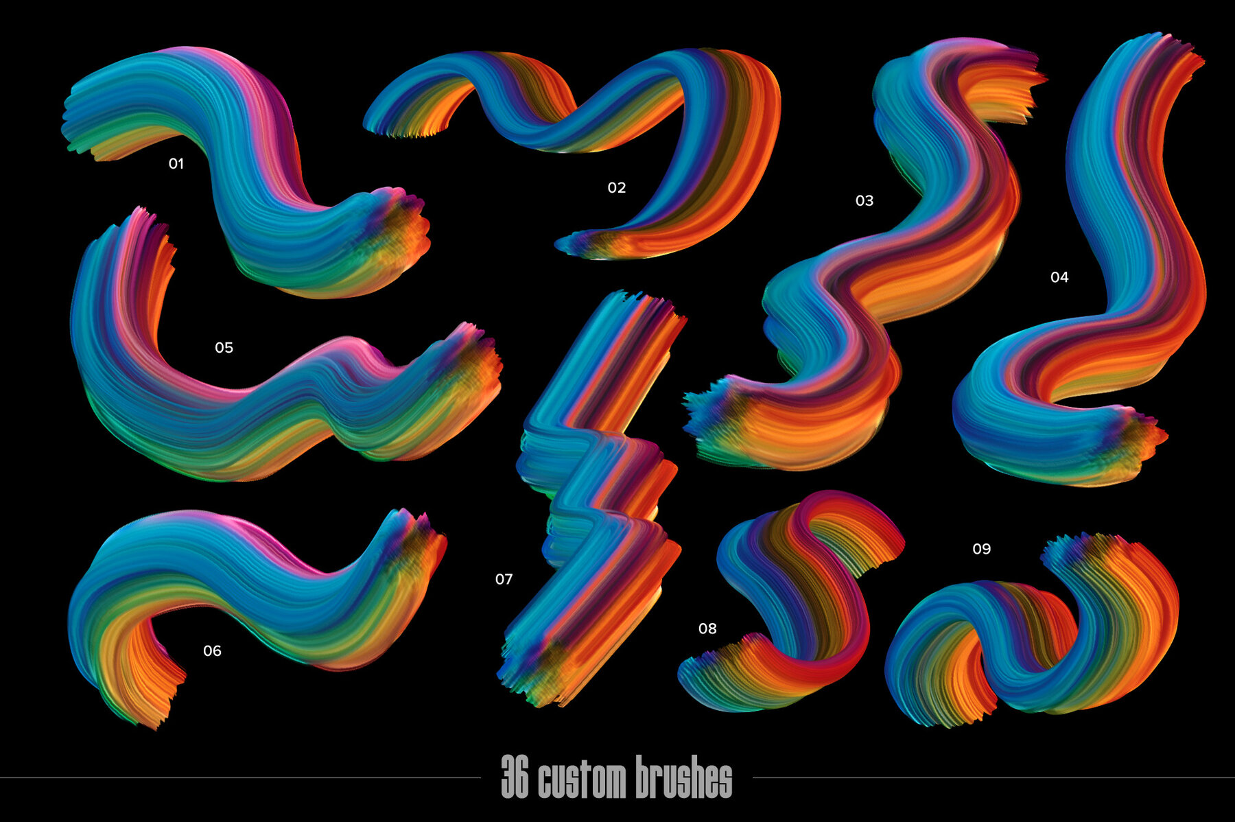 Mixer     Multicolor Brushes for Photoshop 6