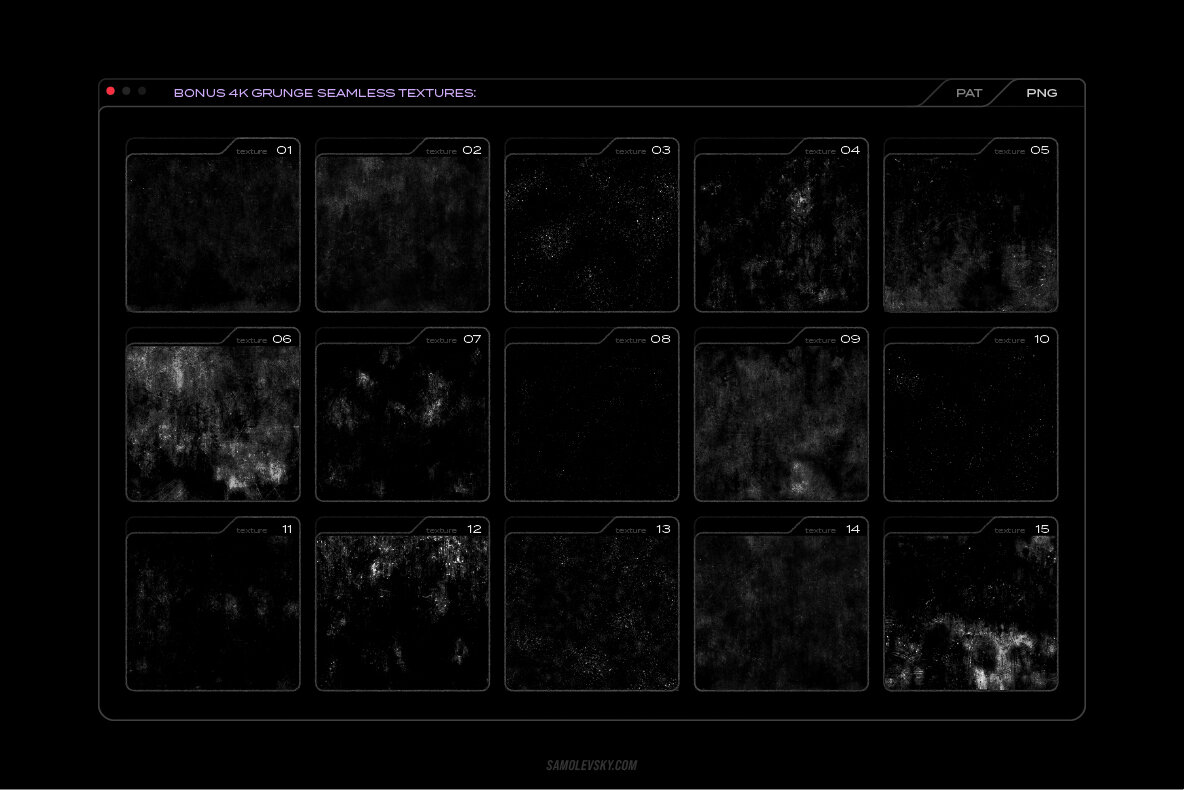 150 Retro Futuristic Textured Shapes Pack 16