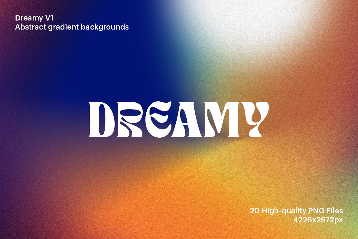 Dreamy   Grainy Abstract Gradients 1