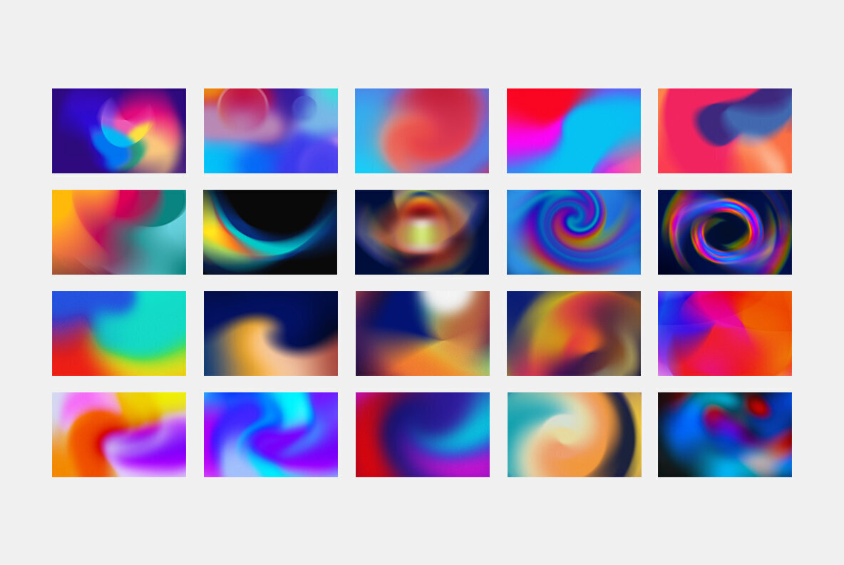 Dreamy   Grainy Abstract Gradients 2